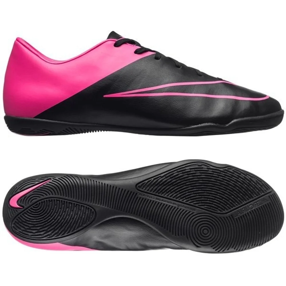 Nike Mercurial Victory V IC Black/Hyper Pink - Picture 2 of 9